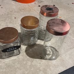 Glass Jars Pantry Organization 