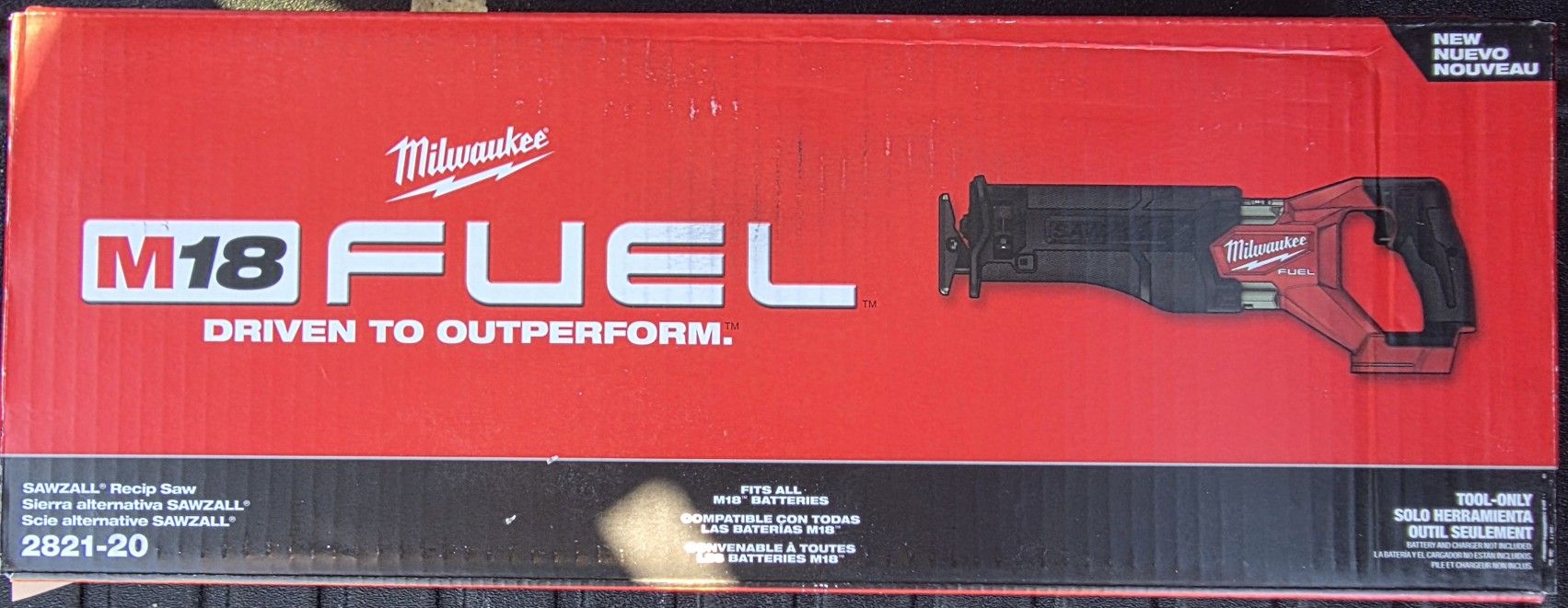 Milwaukee
M18 FUEL GEN-2 18V Lithium-Ion Brushless Cordless SAWZALL Reciprocating Saw (Tool-Only)