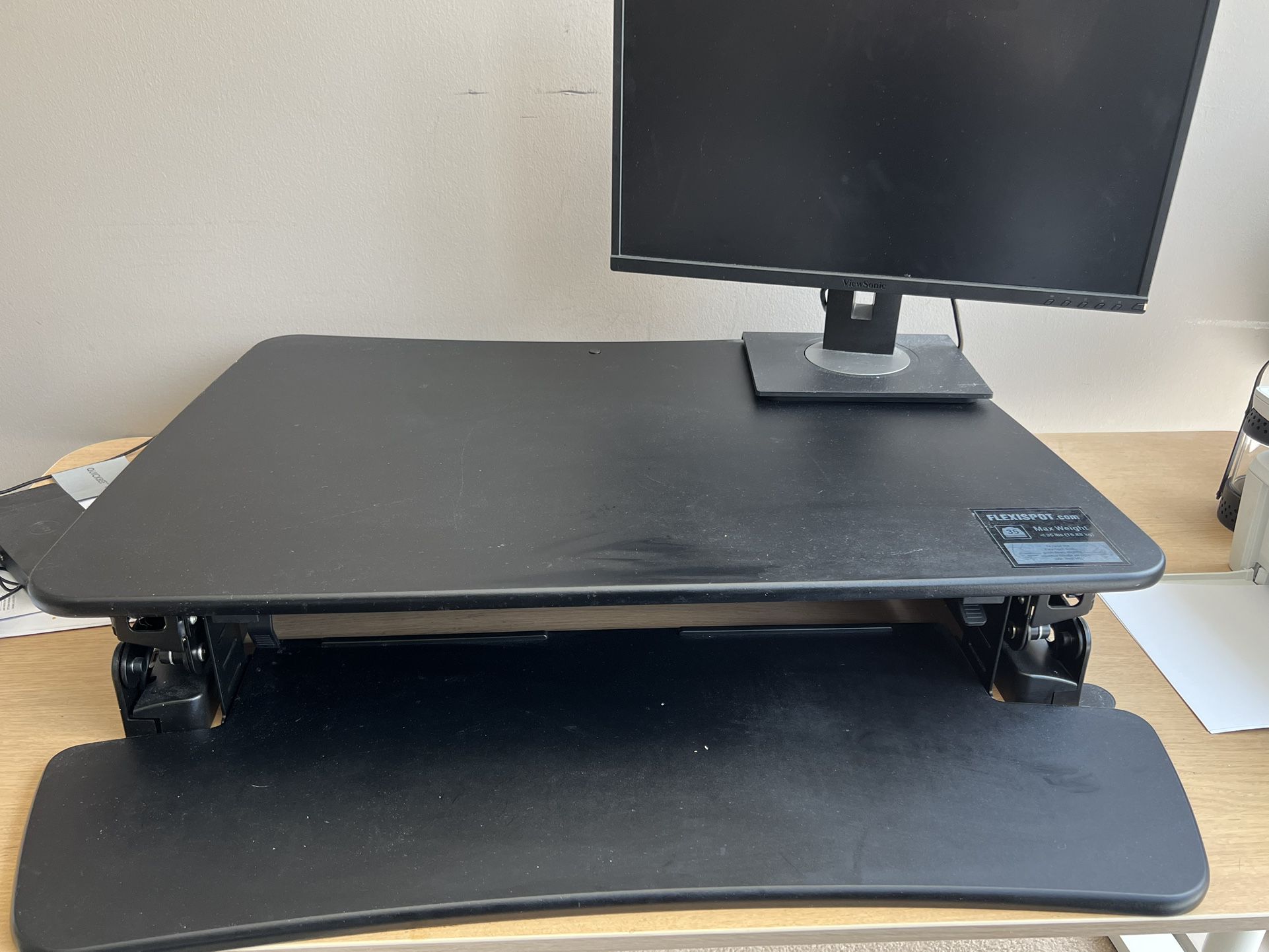 FLEXISPOT 35in Standing Desk Converter Height Adjustable