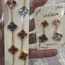 Jewellery Set Plated Gold