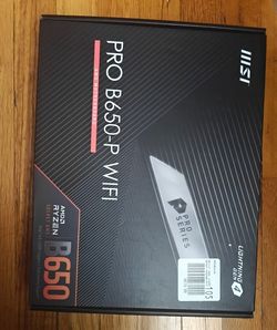 Unopened MSI 650P Pro wifi - $70