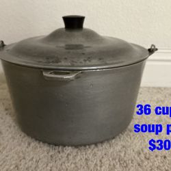 36 cups soup pot  -  $30