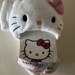 Hello Kitty Hooded Blanket