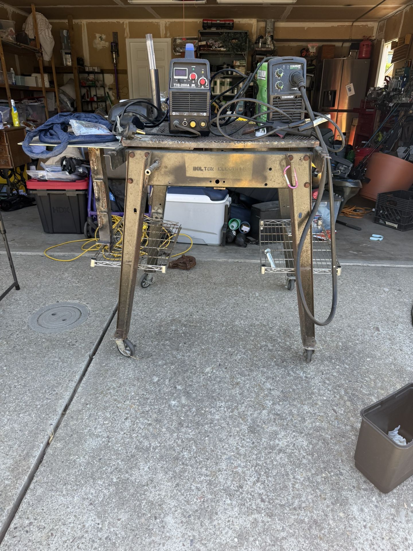 Welding Stuff And And Hand Built Welding Table 