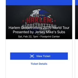 Harlem Globetrotters Saturday Game 