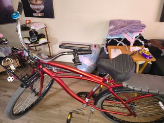 Red Nel Lusso Cruiser bike