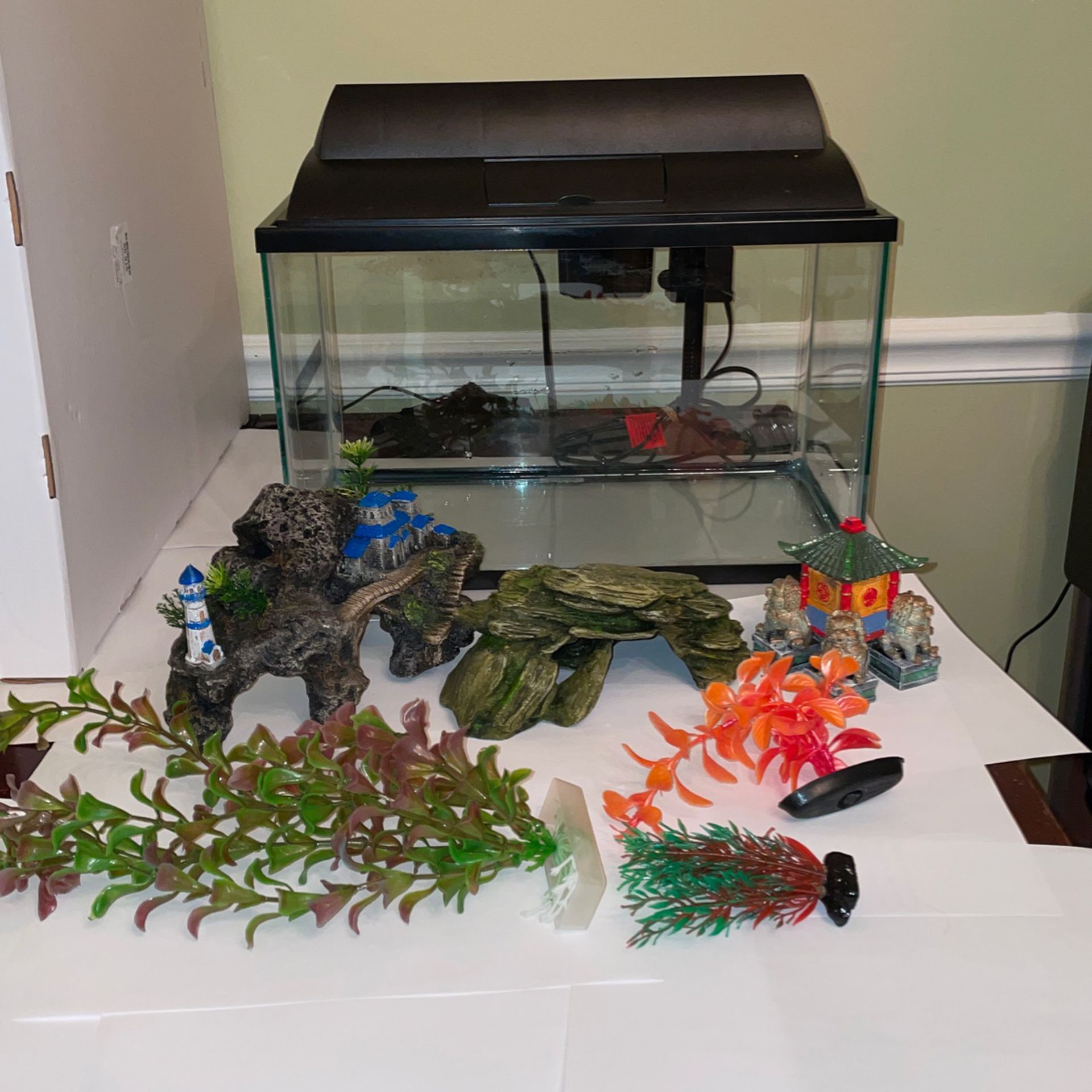 Fish Tank with decorations