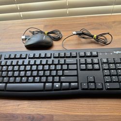 Logitech Keyboard and Mouse 