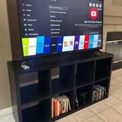 LG 55 Inch 4K TV with IKEA TV Stand