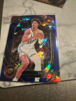 2024-25 Panini Select Jalen Johnson Blue Stars Prizm /20 Courtside