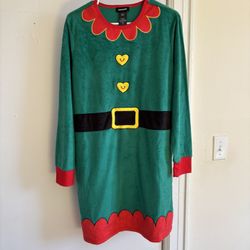 Christmas/Holiday Elf Dress Or Sleepwear Large