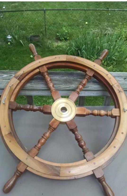 Ships Wheel Wooden