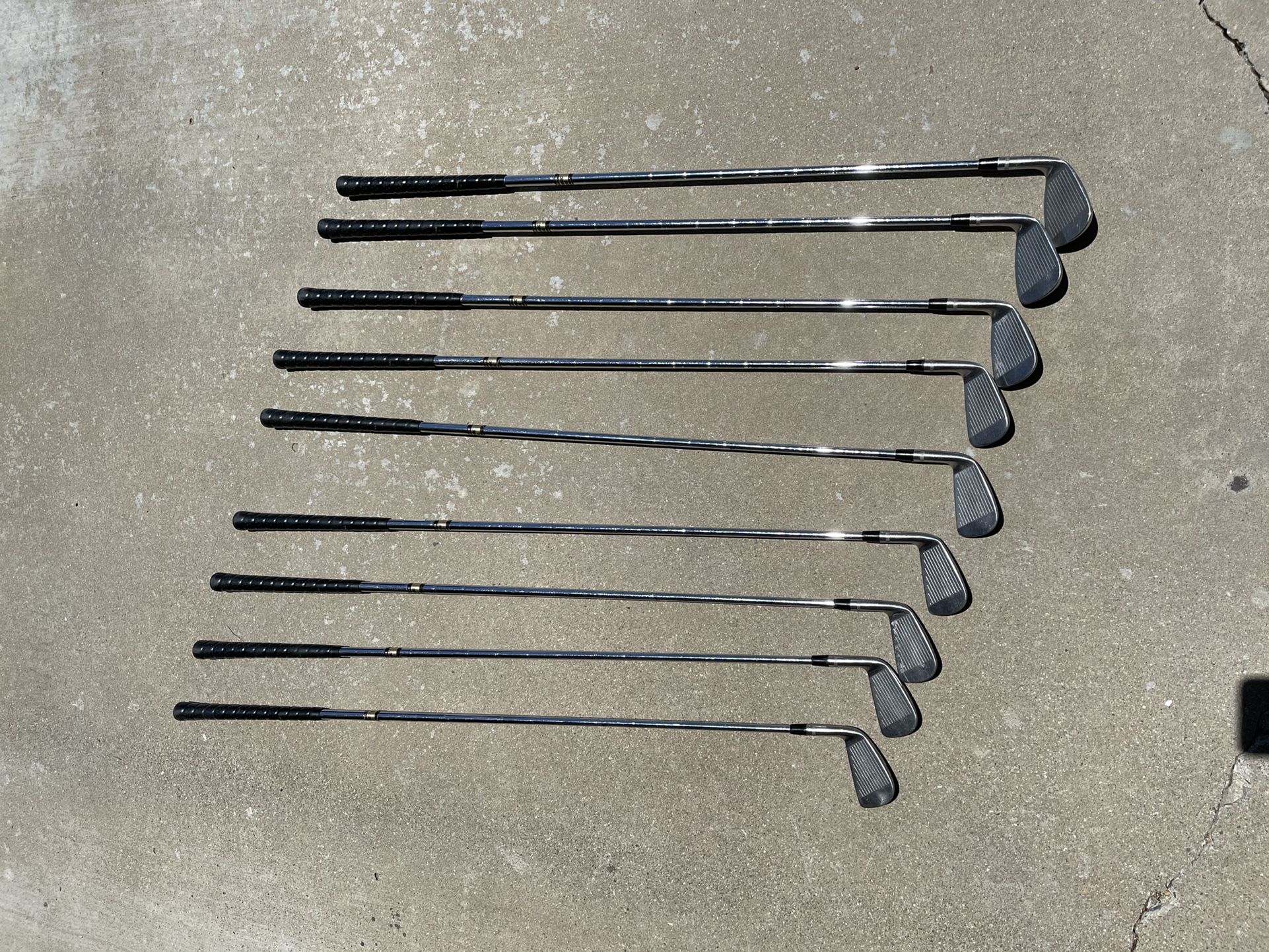 Titliest Muscle Back Irons. Stiff Shaft. 2 Degrees Upright And 1” Long.