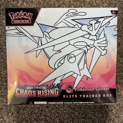 Chaos Rising Pokemon Center Elite Trainer Box