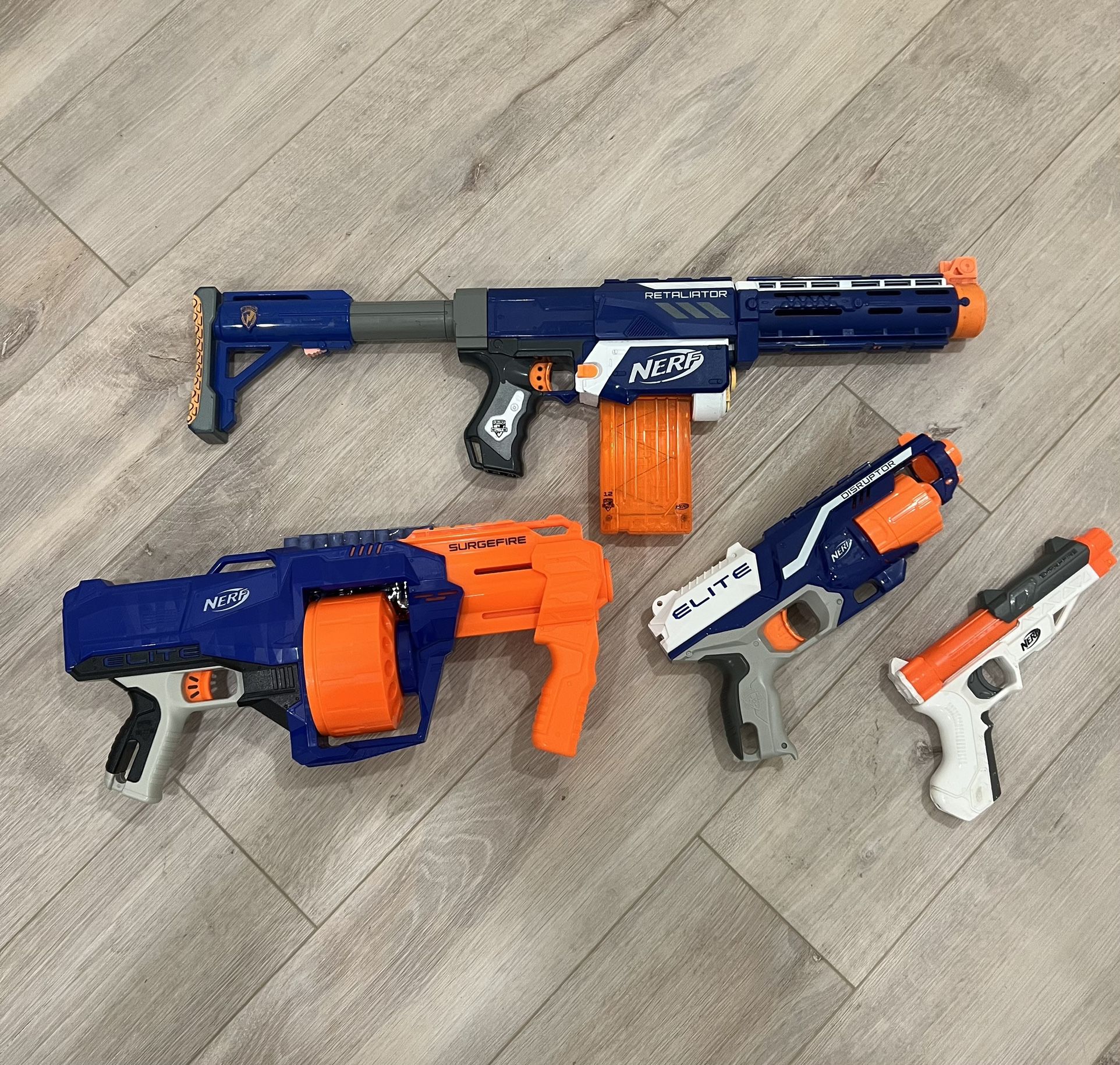 Nerf Elite Blasters, Blue Team Summer Fun! Kids Blaster Toys