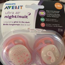 Philips Avent Ultra Air Pacifier 6-18M, 2 Pack, total Of 4