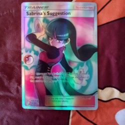 2019 Pokemon Trainer " Sabrina's Suggestion " Holo Ultra Rare