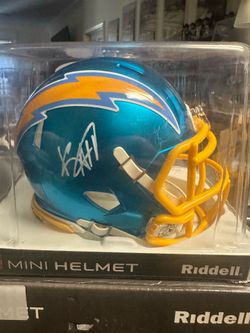 Keenan Allen Signed Los Angeles Chargers Riddell Flash Mini Helmet Beckett
