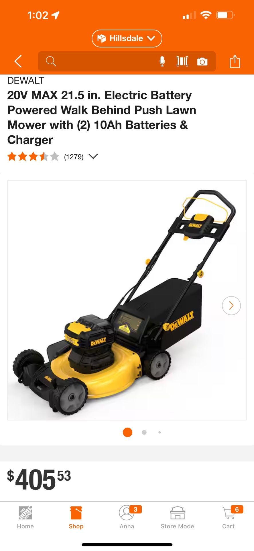 Dreamt Push Lawn Mower