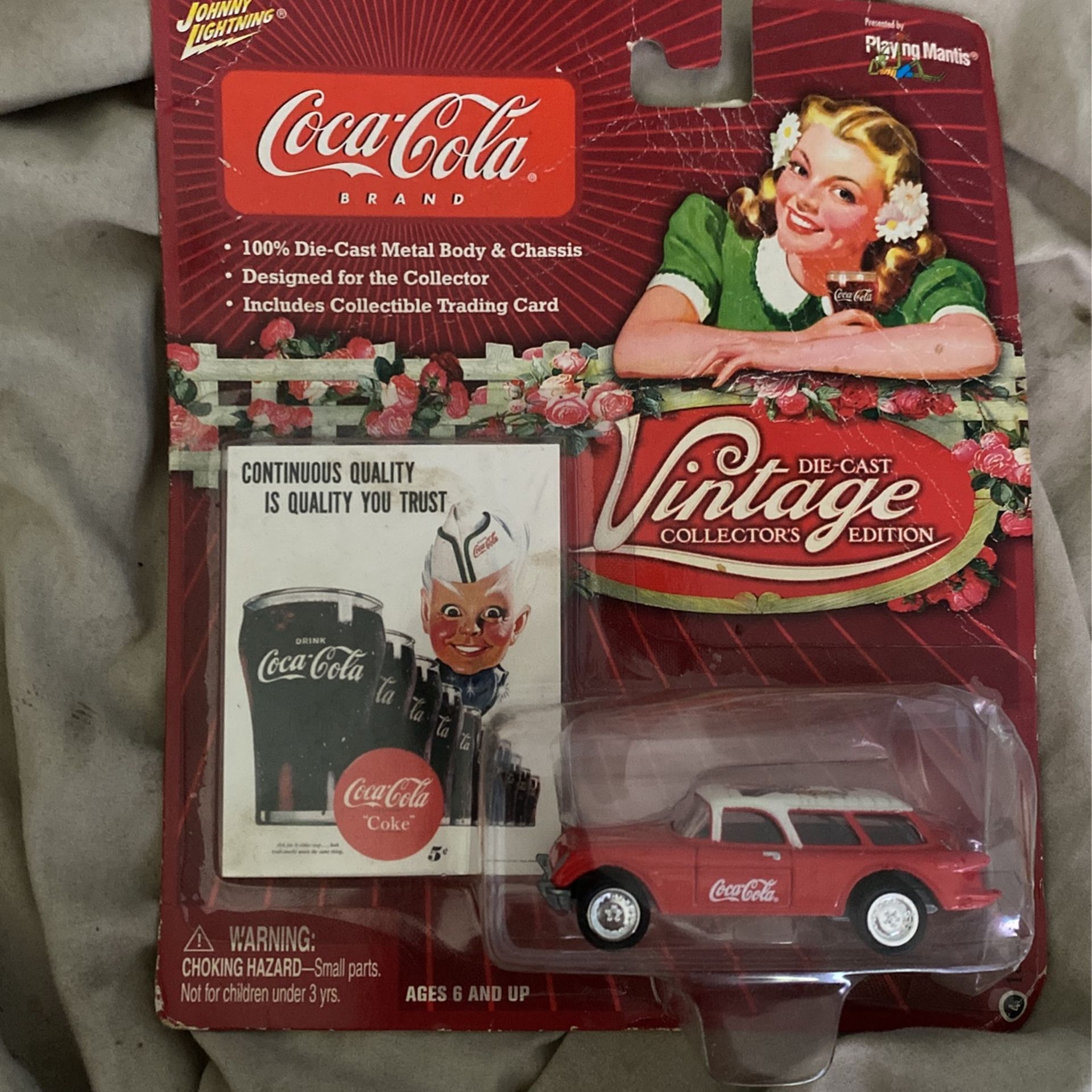 Vintage Coca~cola Die-cast Car Collectors Addition 