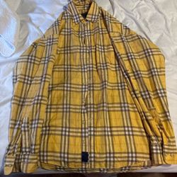 Burberry Plaid Button Shirt