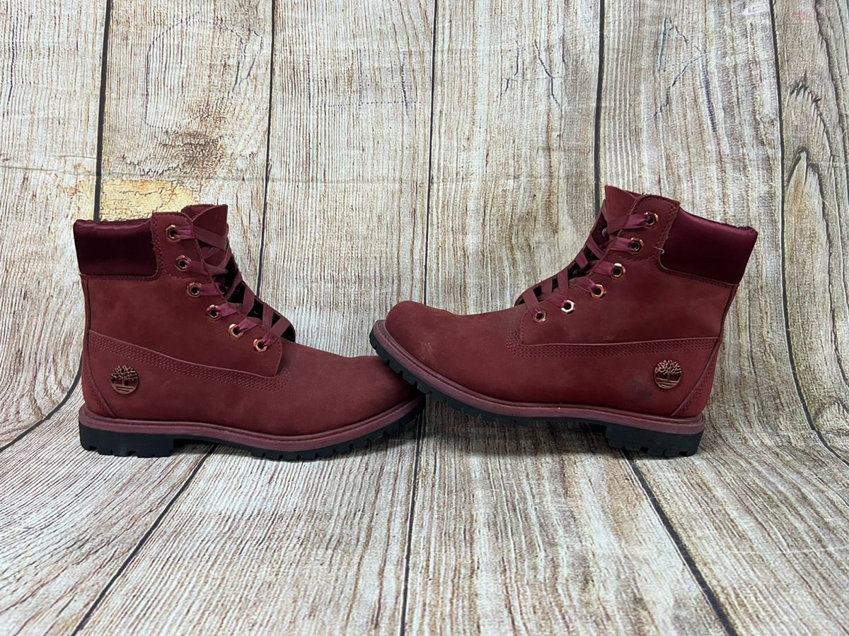 Timberland Burgundy Women's Boots