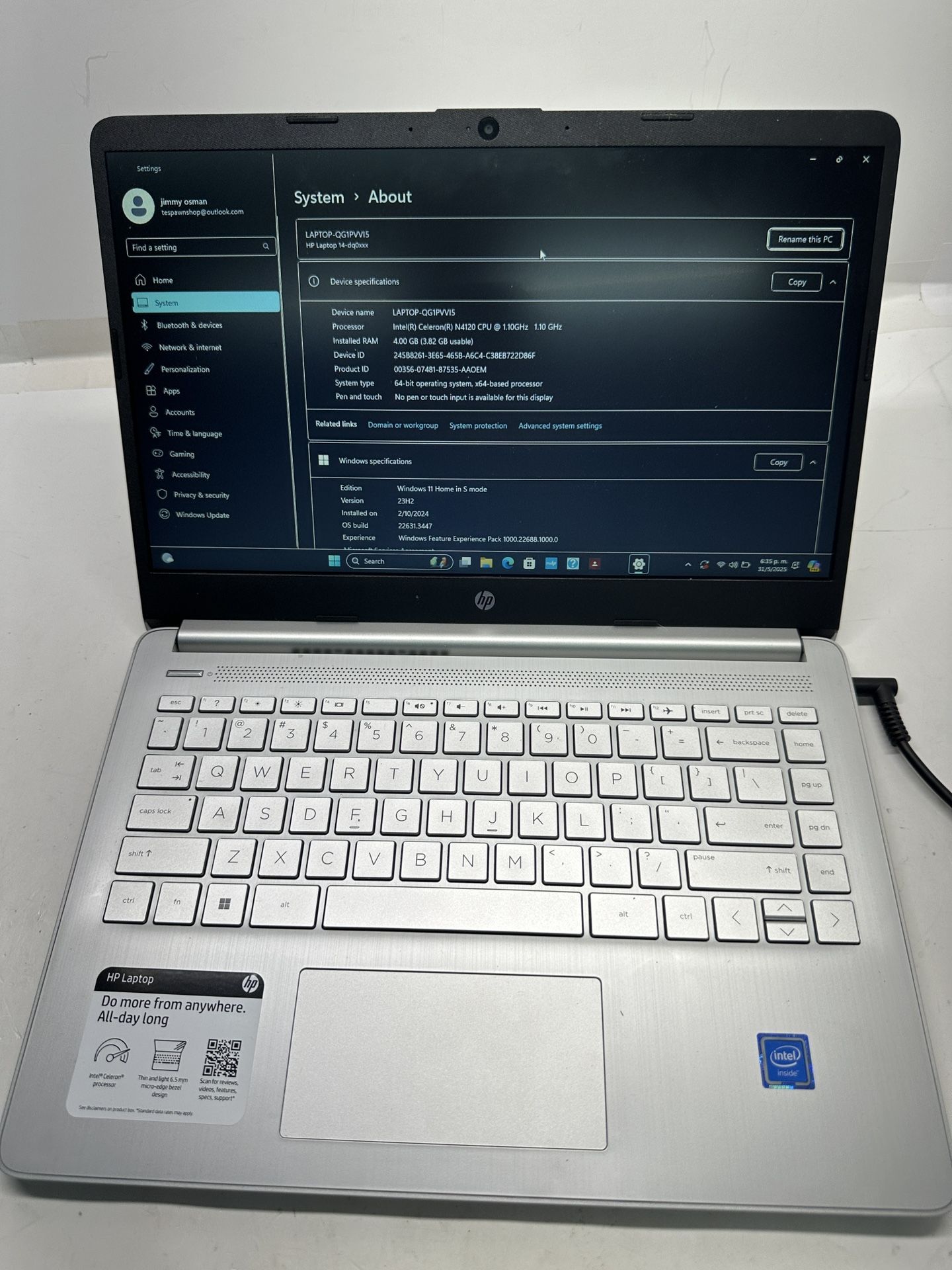 Laptop Hp # 41134