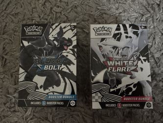 White Flare / Black Bolt Booster Bundles