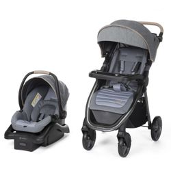 Monbebe Maisy Deluxe Travel System, Castlepoint, Infant & Toddler, Unisex