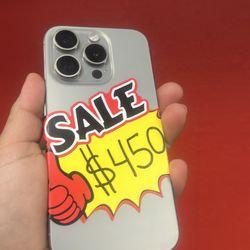 iPhone 15 pro 128gb for Att/cricket