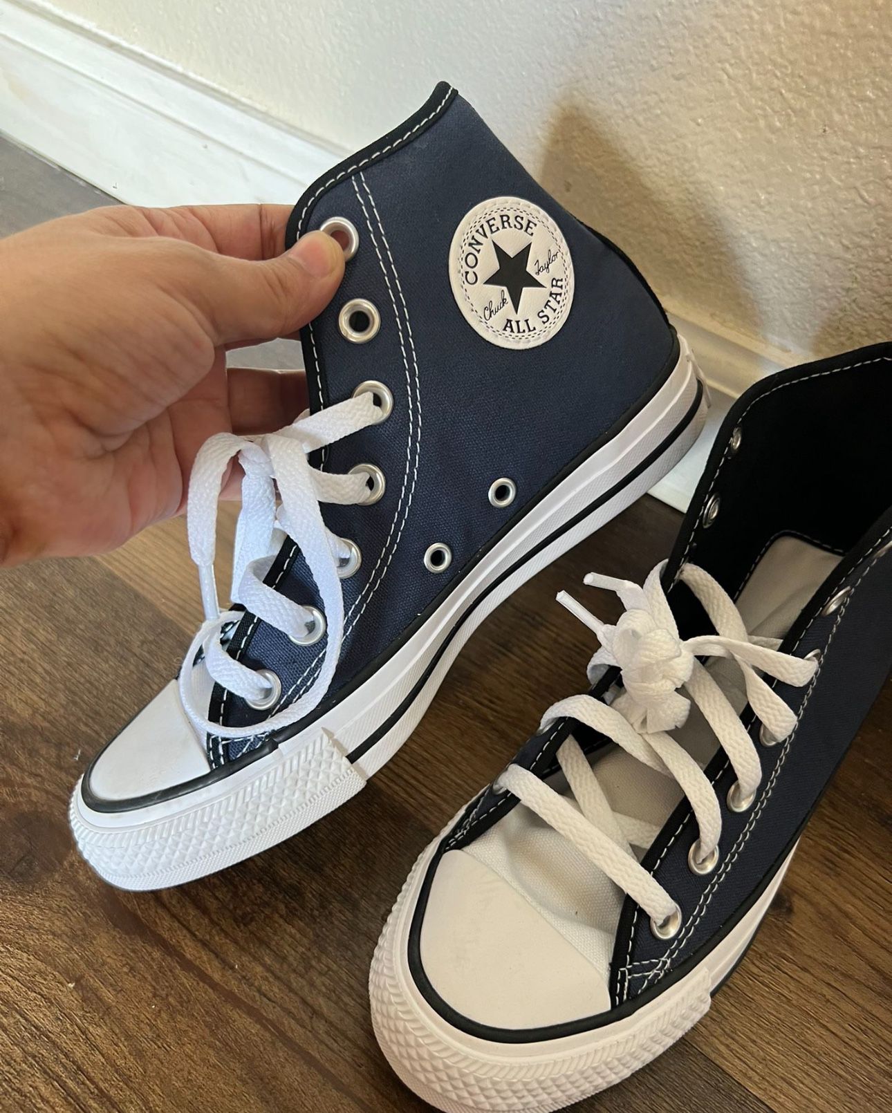 Converse Navy Size For Women 5.5 For Men 3.5