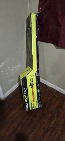 Ryobi 40 vt brushless HEDGE TREMWR + BATTER AND CHARGER SET NEW
