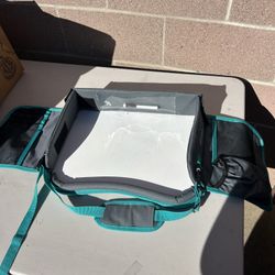 Kids’ Travel Lap Tray - Teal/Grey with Dry Erase Board