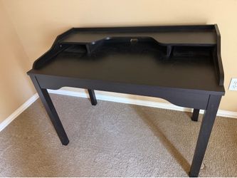Black desk