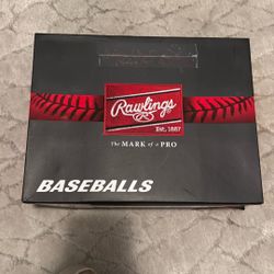 Box of Signed Baseballs