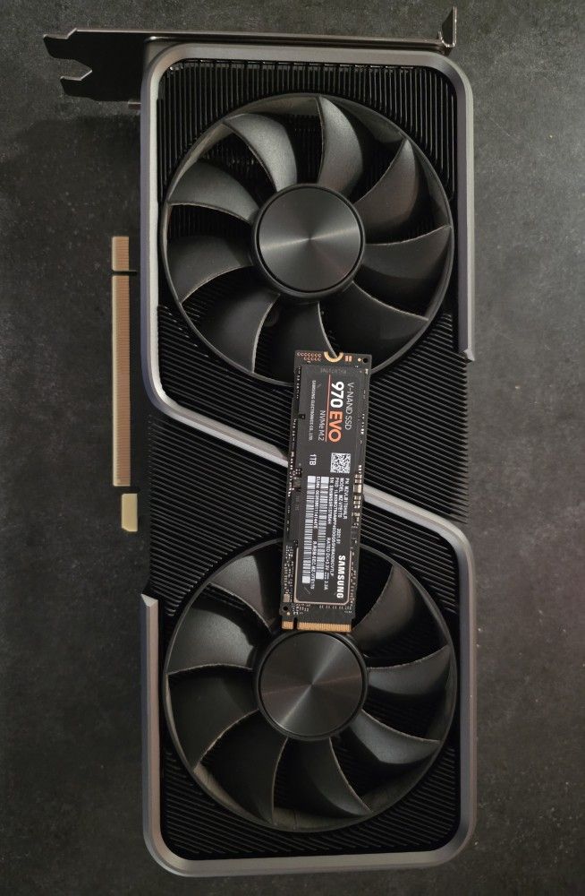 3070 GPU And Also 970evo 1tb M.2 SSD