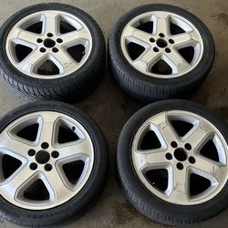 Set of 4 Acura TL 17” OEM rims tires Wheels honda accord civic RSX TSX ILX
