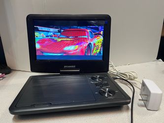 SYLVANIA SDVD9321-C 9” portable DVD with swivel screen SD card/USB Port