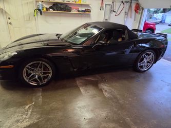 2005 Black Chevrolet Corvette C6 Convertible