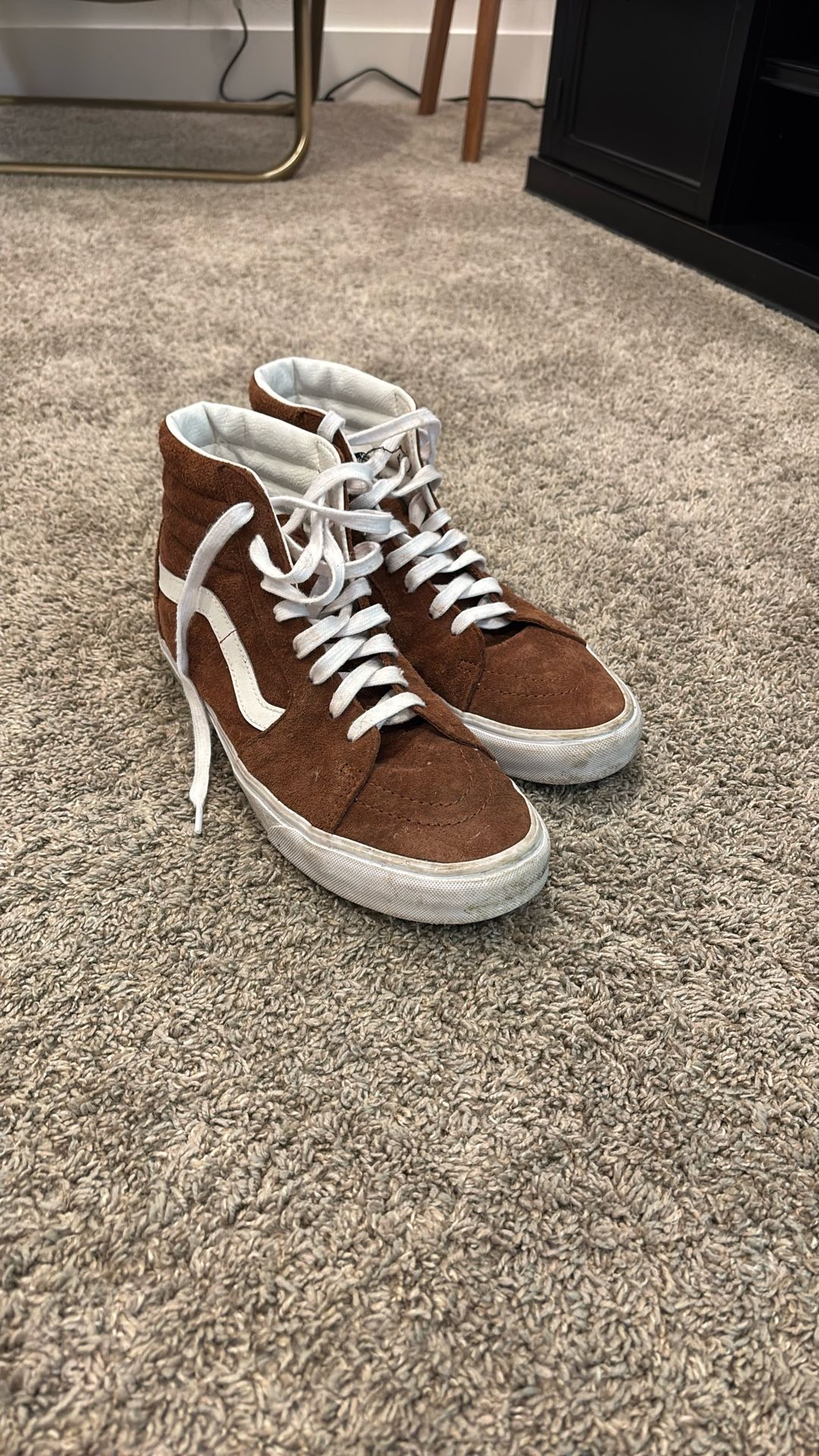 Brown Sk8 High Vans