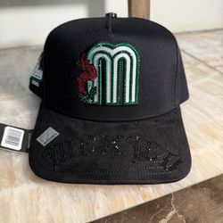 MEXICO VIRGIN MARY BLACK SNAPBACK 