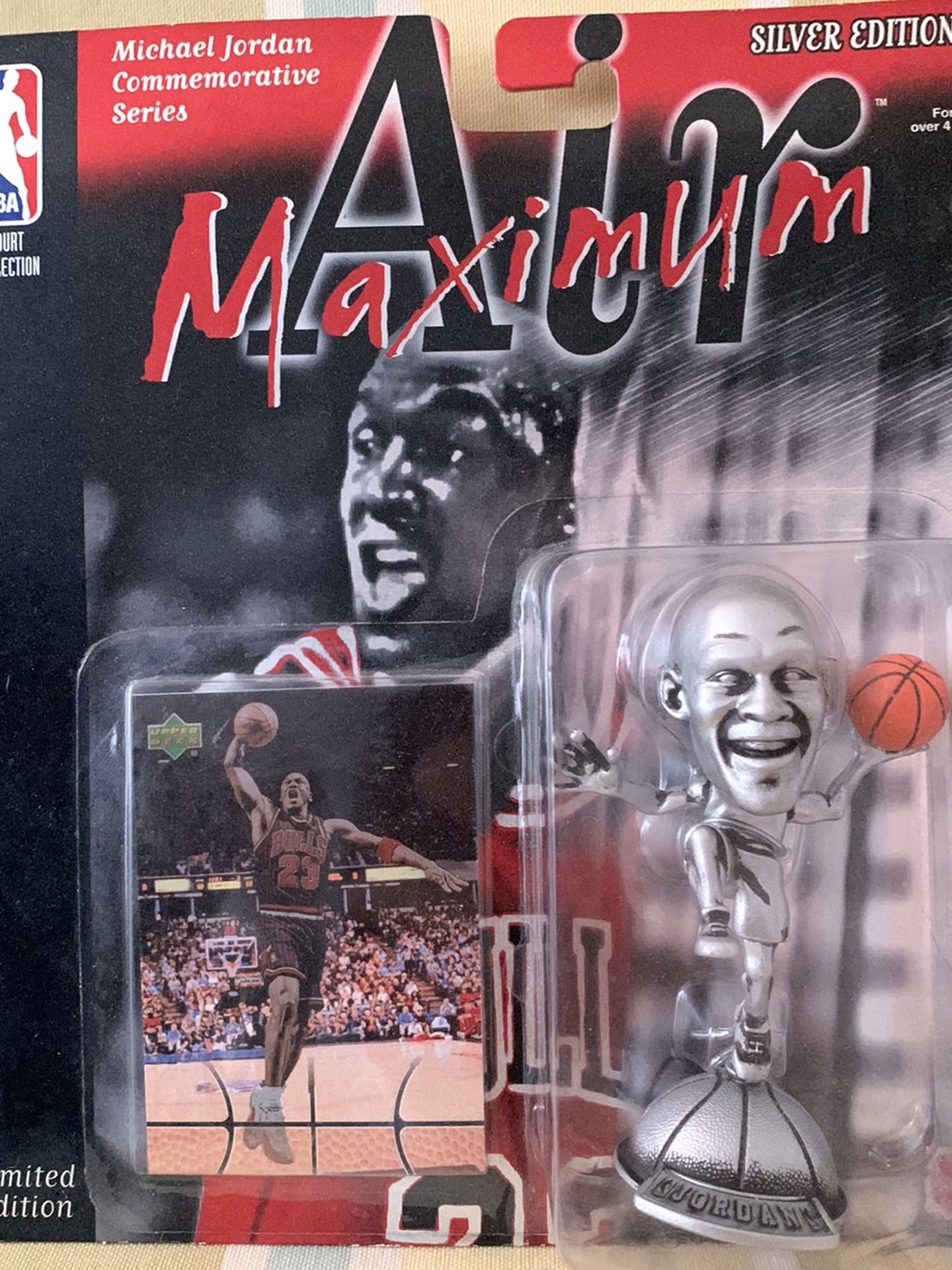 1999 Mattel air maxima Michael Jordan silver edition pack