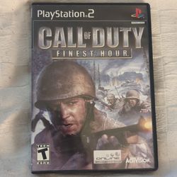 Call of Duty Finest Hour - PS2 (2004); CIB