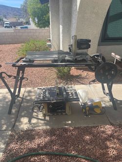 Delta foldable table  miter saw