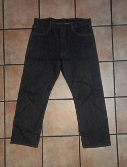Mens levis 501s black shrink to fit size W38 L30
