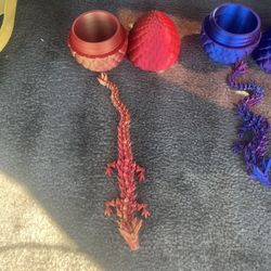 3d Printed Eggs W Dragon