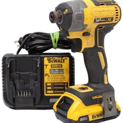 DeWalt DCF887 20V MAX Brushless 1/4" Cordless Impact Driver 2AH battery, Charger tool