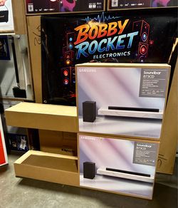 Samsung Soundbar (HW-B73CD) Home Theater System 5.1-Ch. Surround Sound, Dolby Atmos, Wireless Subwoofer