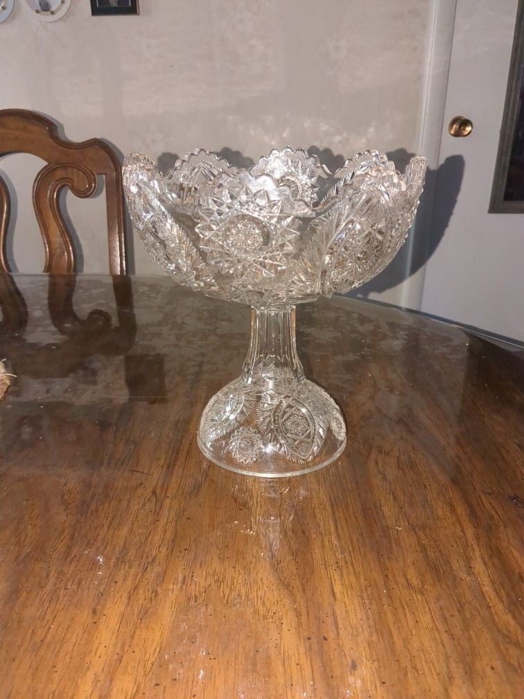 Crystal Large Candy Dish