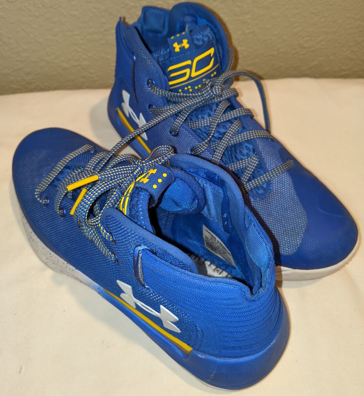 Men's Under Armour Curry 3Zeri Blueb1297308-400 Shoe, Sz. 7.5